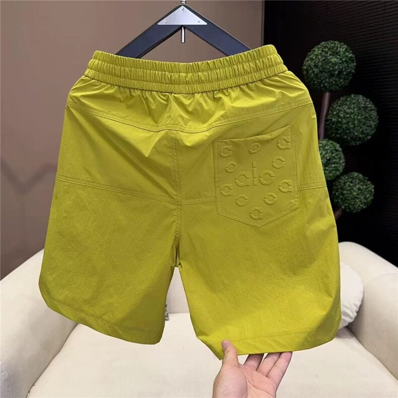 海外3D钢印高奢夏季速干短裤男女同款25666,男装牛仔裤,电商C208