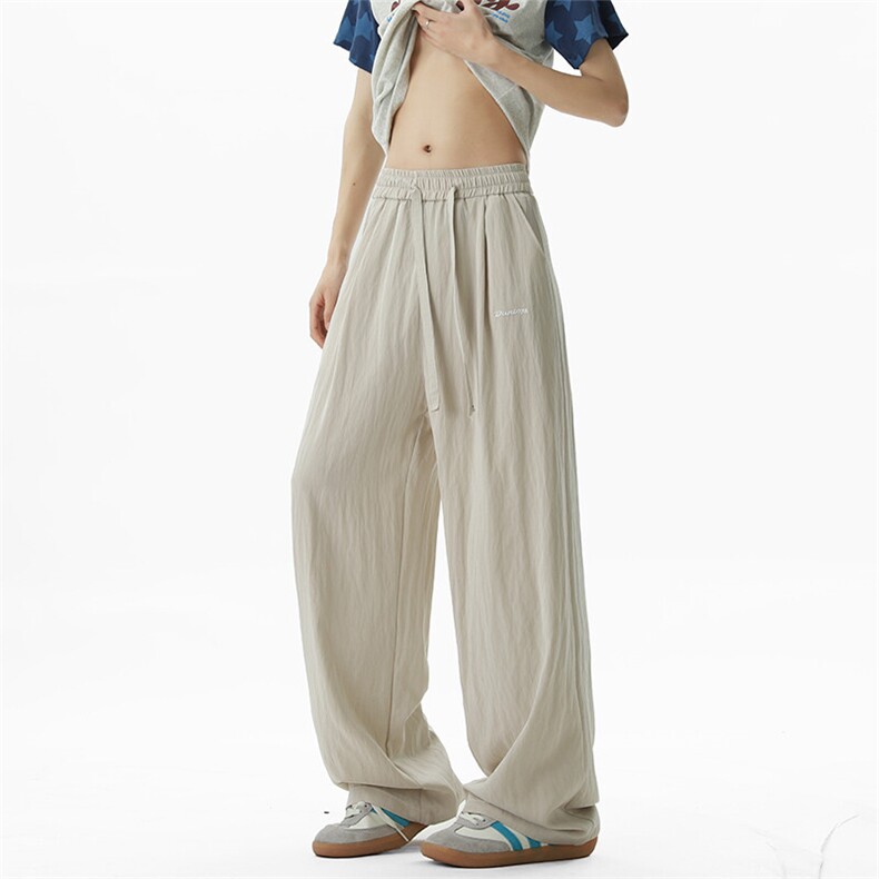 03夏季宽松直筒休闲裤透气凉爽防晒冰丝裤XZ211-1-K2528-P55控78，男装防晒衣，星座211-1