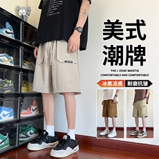 抖音品质男士夏季外穿薄款宽松休闲男五分A146-GY505特p35量大优，男装牛仔裤，HDA146