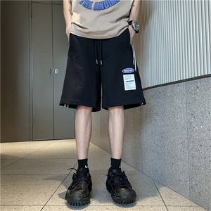 夏季短裤男条纹休闲五分裤高街潮宽松篮球透气运动裤DK02217-P32图片