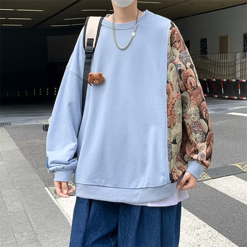 卫衣外套男春秋季圆领休闲长袖衣服HW32P25,男装卫衣,星座1116-2