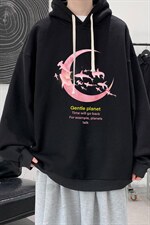 WY2209-P35加绒款-P40纯棉连帽卫衣男大码运动帽衫宽松薄外套男，男装卫衣，电商A040