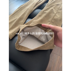 美拉德复古卫裤男美式高街微喇裤子高级感直筒休闲裤WLC3299-P34，男装休闲裤，星座1008