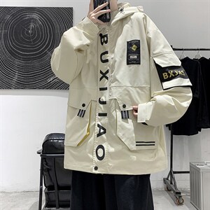 港风模特秋季高街潮流大口袋男士工装夹克外套JK77P95限128，男装夹克，电商A089-1