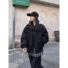 冬季解构弧形小众短款飞行服夹克加厚保暖棒球棉服潮M8520，男装夹克，星座1116A（原606A-3）