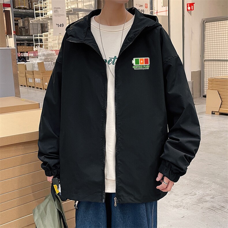 ！港风风衣男短款长袖夹克男休闲外套男上衣男DJK234-P45,男装夹克,电商B371