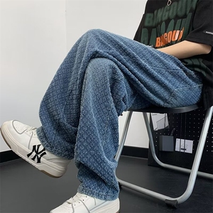2024美式牛仔裤男款直筒长裤潮 N1396 P43图片