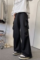 8XL-M特大码冰丝裤男美式工装裤高腰垂感宽松防晒阔腿裤K962P45，男装防晒衣，电商D206-1