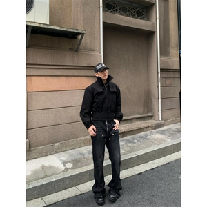 【有货】cleanfit短款外套男春秋设计感高级感痞帅夹克A710HH-P75图片