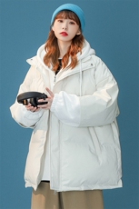 冬季假两件棉衣男潮牌韩版外套加厚棉服A125-Y290-P120，男装棉衣，电商A125