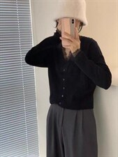 春季新款，V领薄款羊毛衫，其它，CHERRY·印