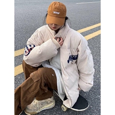 1506-1/M2-M80551棉衣/P81复古美式灯芯绒刺绣棉衣棉服男女ins潮，男装棉衣，星座1506-1