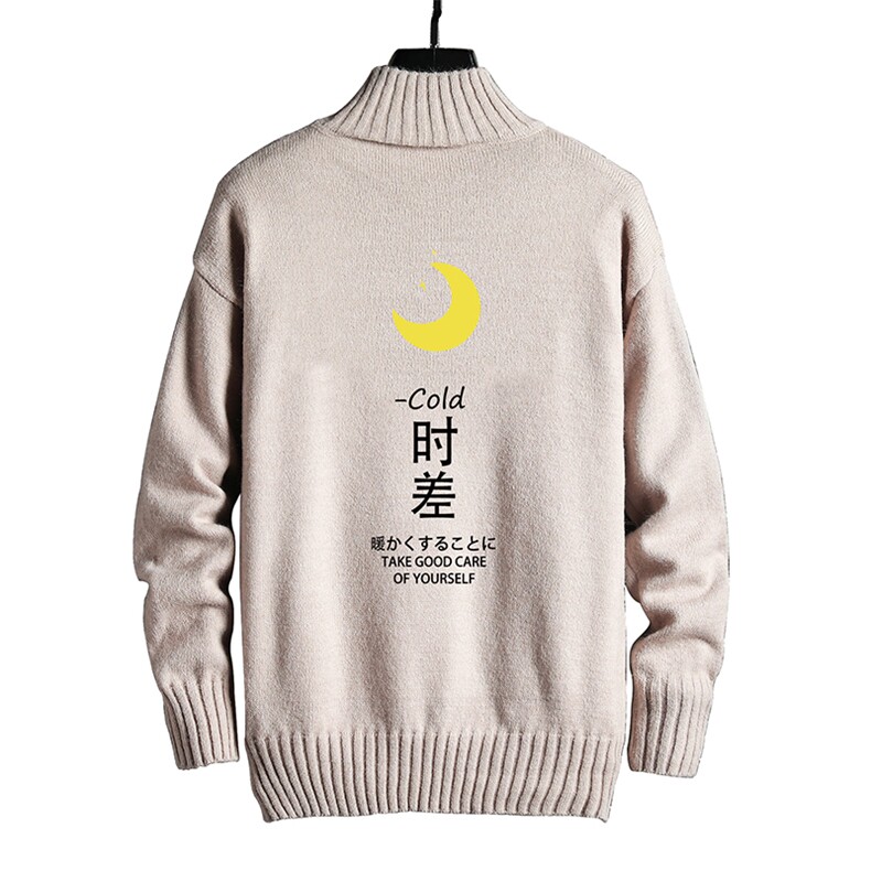 M18047-P45加绒款-P65半高领毛衣男士大码针织衫男毛线衣男线衫,男装针织衫/毛衣,电商A040A