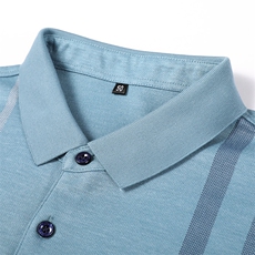 QLM55170男式秋季服装新款长袖T恤青年翻领四季打底体恤P58，男装T恤，电商B360