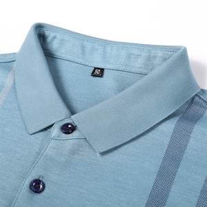 QLM55170男式秋季服装新款长袖T恤青年翻领四季打底体恤P58