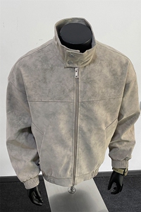 美式高阶   秋冬PU棒球服夹克痞帅百搭情侣外套 J562506  TP70图片