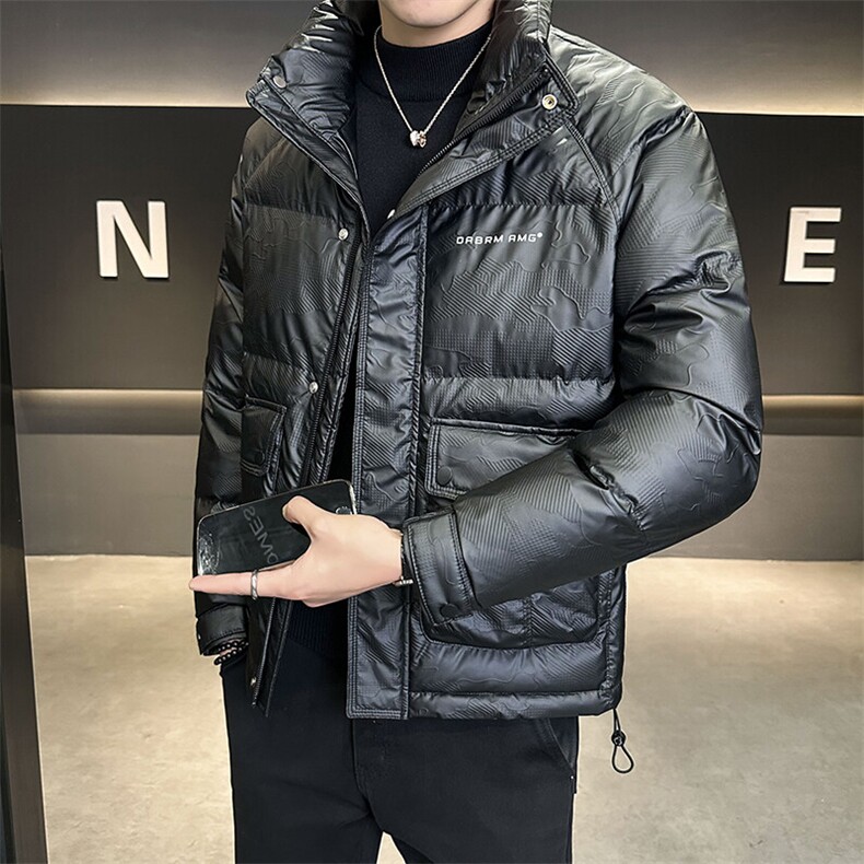 2024新款男士羽绒服冬季外套短款帅气冬装B240-YR9855-P185图片