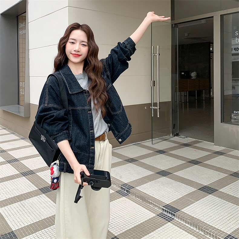 2026春款【有货】牛仔外套B109-9810-155-228,女装短外套,2B109