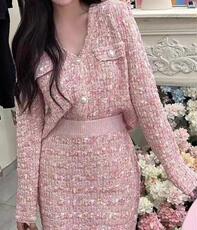 小香风套装，女装职业装，花田么么