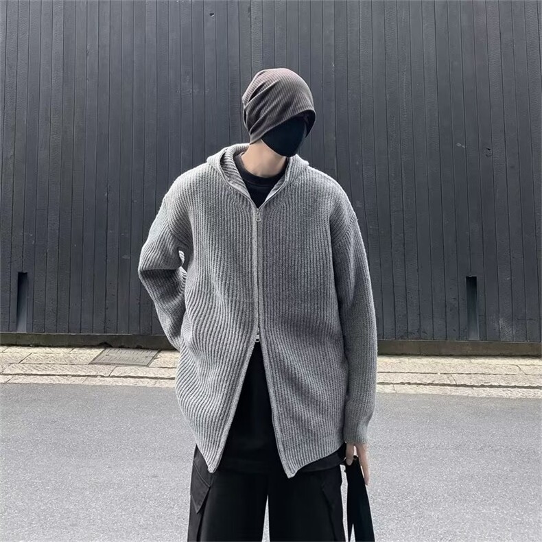鹿毛绒美式圆领毛衣男慵懒风休闲针织衫M291P53,男装针织衫/毛衣,星座1116-2