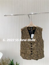 豹纹马甲均码现货，女装马甲，G