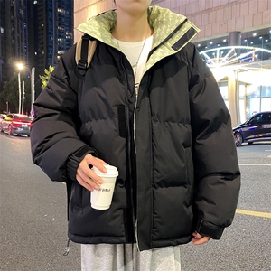 港风冬季新款立领棉服中性情侣风潮牌百搭棉衣外套666-P85图片