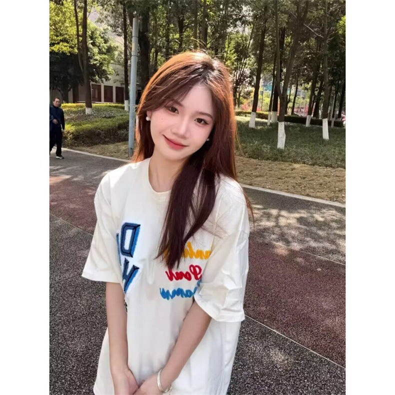 【有货】DAT46-1-特P35潮美式短袖t恤男女夏季潮牌字母情侣半袖,男装T恤,星座603-2