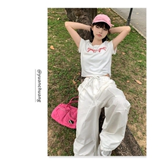 W9533-P50网图现货美式高街新款辣妹宽松阔腿休闲裤，男装休闲裤，星座1608-2