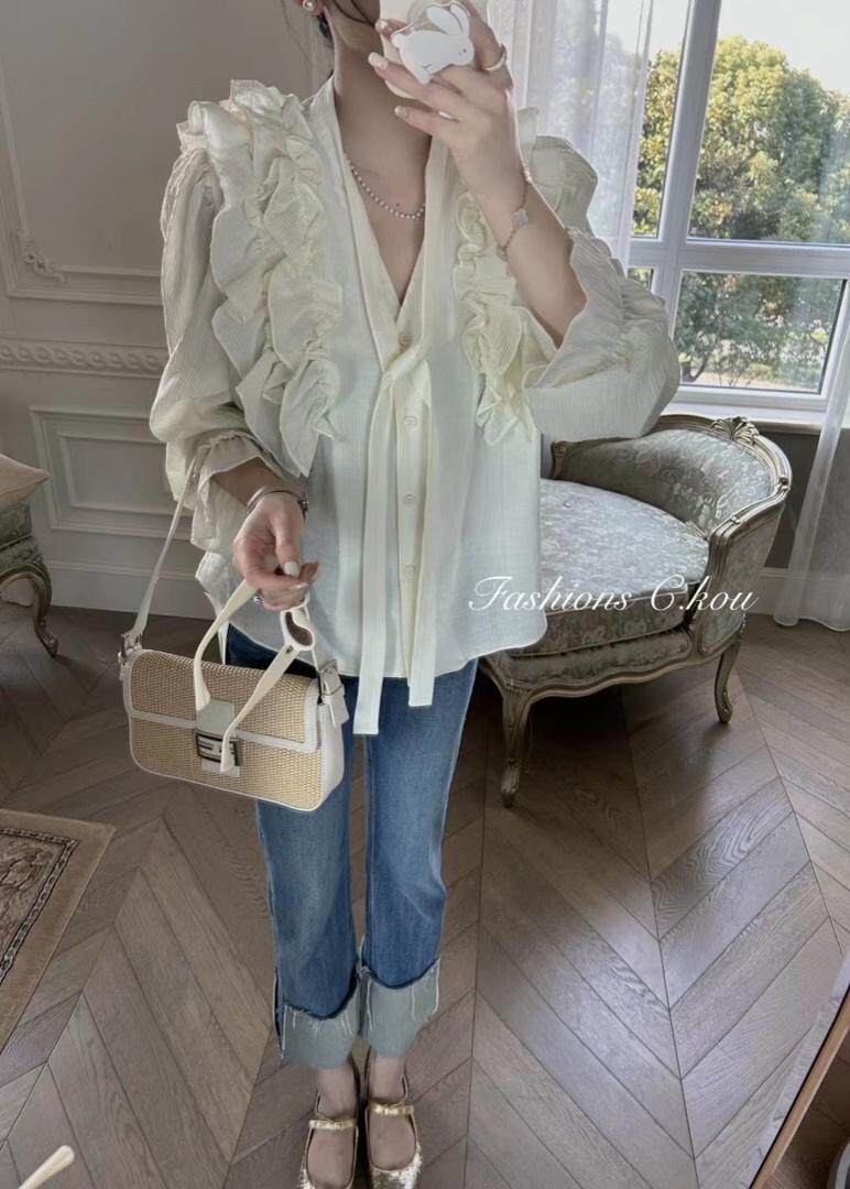 韩版系列净色小衫，其它，唇蔻