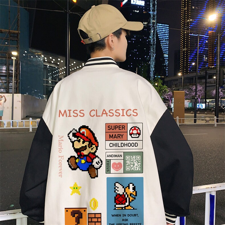 BQ26-P50春港风拼接棒球服男士外套男上衣男潮牌夹克男潮牌,男装夹克,电商B367