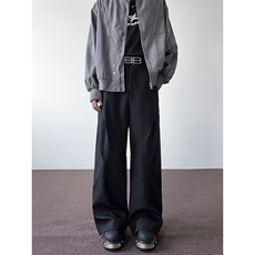 港风cleanfit解构休闲裤西裤微喇长裤A014-DY25017-P60控88，男装西裤，电商A014