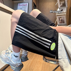 XZ616夏季新款薄款冰丝速干裤网孔透气设计感短裤TY2505P35控48，男装牛仔裤，星座512A（原616）