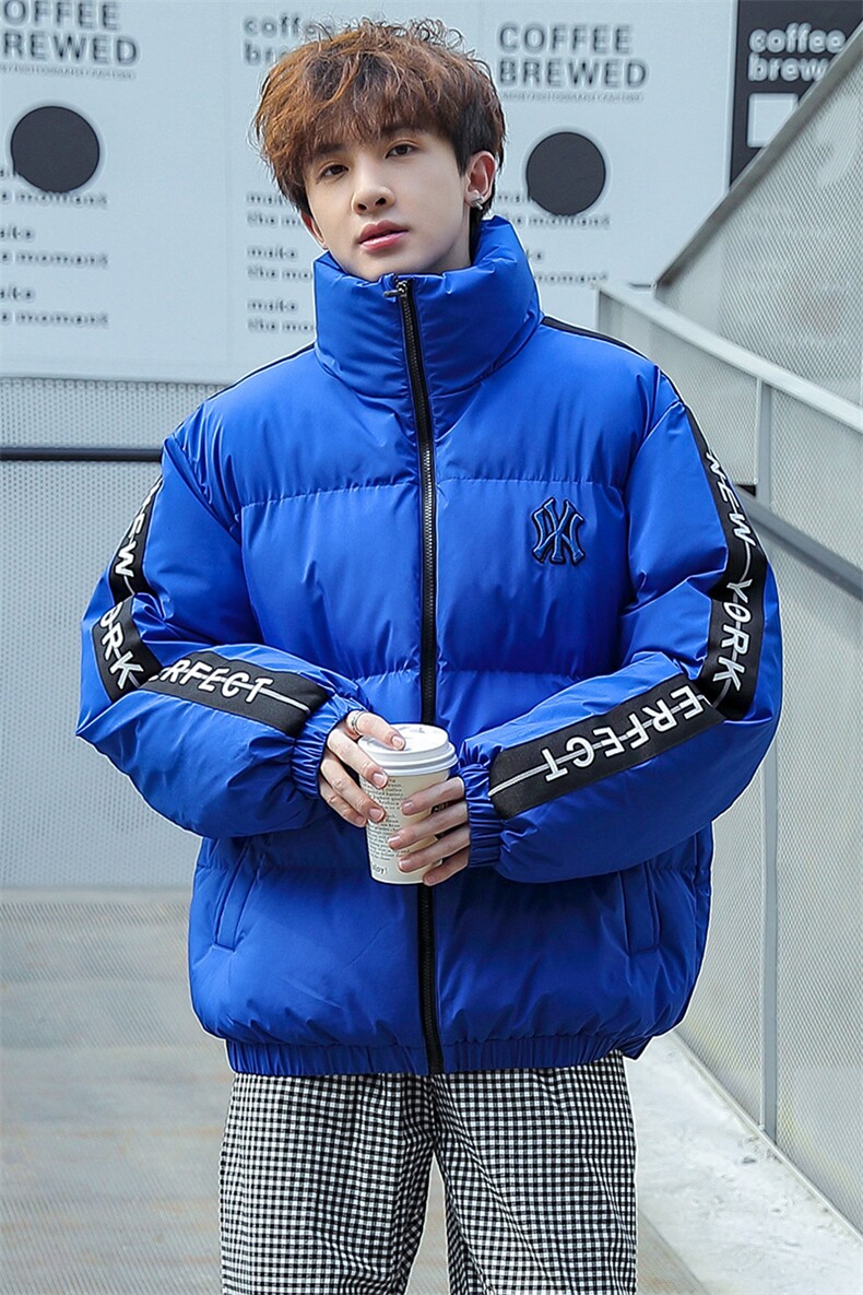 冬季外套2021年新款情侣面包服加厚短款棉服帅气潮A436-899,男装棉衣,电商A436
