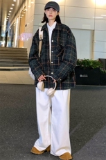 2023秋冬学生简约百搭衬衫中性翻领上衣外套男女8362-P90控价128，男装衬衫，电商A441-1