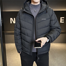 新标连帽轻奢男排骨羽绒服现货高品质情侣外套数据款Y8611-P175，男装羽绒服，电商A237