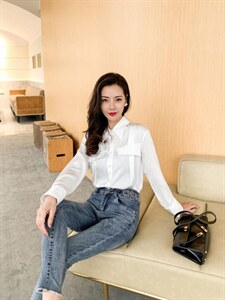 春装新款复古气质衬衫 时尚减龄,女装衬衫,可艺尚