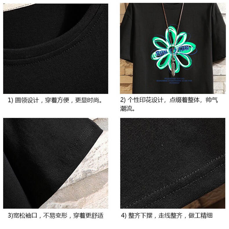 DX17170-P20纯短袖t恤男大码半袖打底衫宽松体恤衫砖墙挂拍,男装T恤,电商A040A