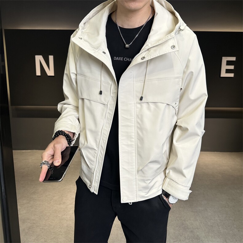 秋季夹克连帽冲风衣外套数据,男装风衣,星座414（原B263）