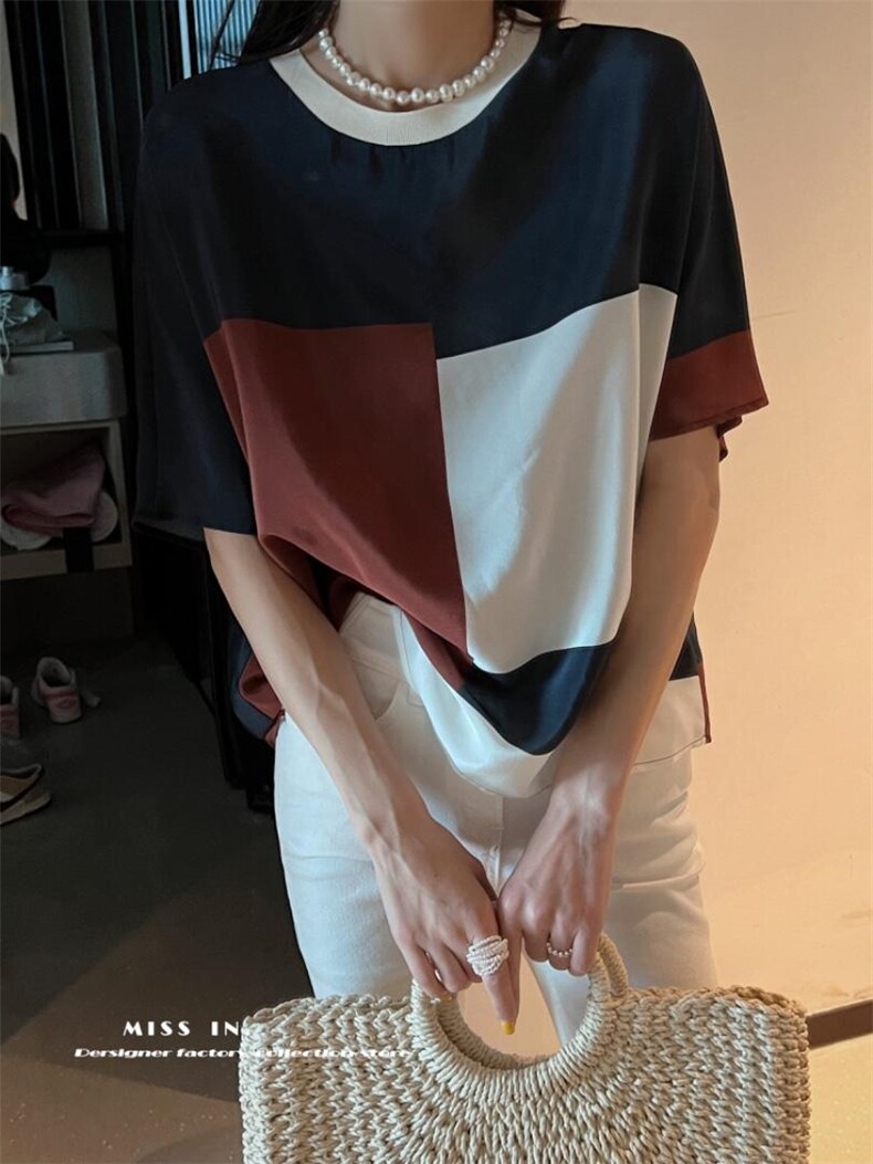 现货撞色设计上衣，其它，蜜思印·金