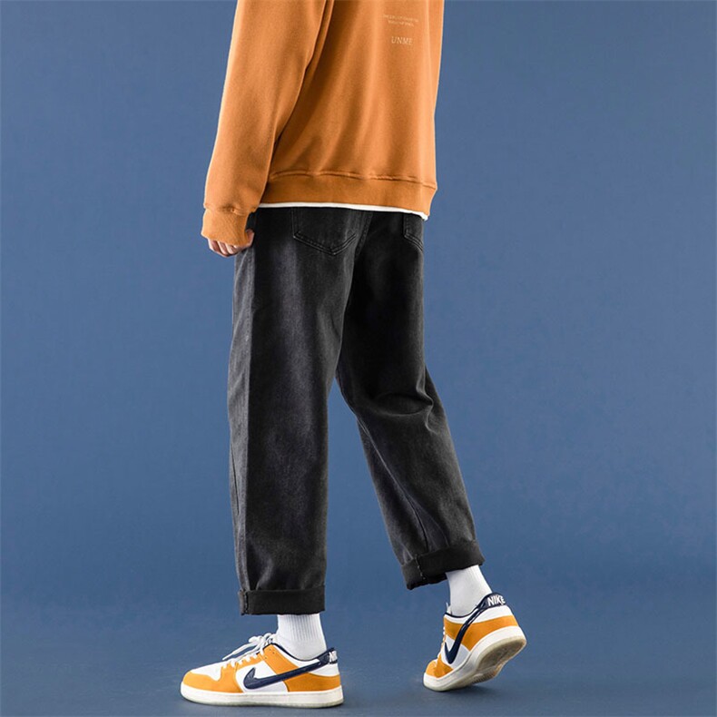 牛仔裤男宽松直筒裤K723P45,男装牛仔裤,星座1116-2