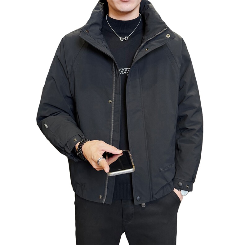 标羽绒服男工装风冬季潮流立领短款外套男士夹克Y185-P198,男装夹克,电商A237