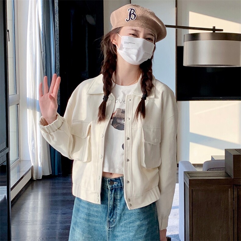 现货新款时尚百搭小个子休闲外套浙宝B2楼239-P130-控185,女装短外套,姿衣轩