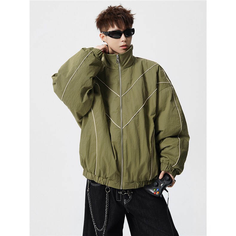 可二开机能防寒棉服M-5XL大码涤纶棉服男白底78176P138控198，男装棉衣，星座227-7