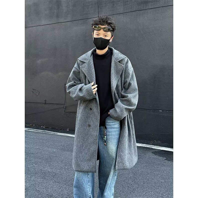长款风衣外套女秋装2025新款宽松大衣今年高级感外套W6778-P66,男装风衣,星座412-3