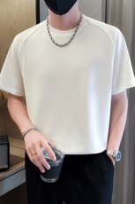 夏打底衫纯色百搭纯色圆领T恤短袖社会小伙A236-82539-特P36，男装T恤，电商A236