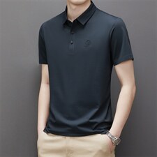 2023夏季新款中青年男士商务休闲短袖打底体恤潮流短袖上衣服男装，男装T恤，电商B212（原钱塘6029）