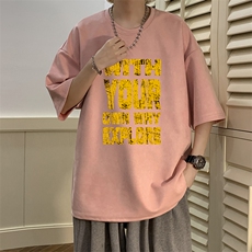 麂皮绒短袖t恤男大码半袖男JD82446-P25，男装T恤，电商A040