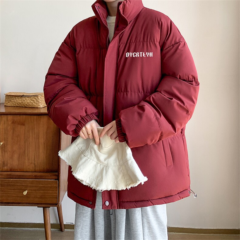 棉衣男冬季新款港风宽松立领羽绒棉面包服学生棉服MF600-P58(现货,男装棉衣,星座214-3
