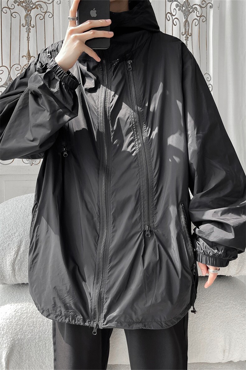 F8888/P50防晒指数UPF50+有报告防紫外线防晒服男外套防晒衣,男装防晒衣,电商A141