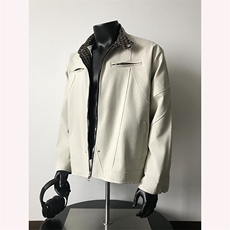 美式外套男士春秋季棒球服潮vintage工装教练夹克上衣PX96005-p80，男装夹克，星座1008